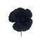 Velvet Fantasy Flower Pick – 9” Faux Floral in Black or Purple for Halloween & Gothic Decor